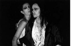Anne-Marie Cadieux and Bland in the stunning production of Heiner Mller's Quartett at Espace Go in 1996, directed by Brigitte Haentjens