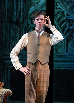 Damien Atkins as Sherlock Holmes in The Hound of the Baskervilles