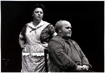 Nicola Cavendish and Dennis O'Connor in Gordon McCall's 1998 English-language premiere of Michel Tremblay's Encore une fois, si vous le permettez