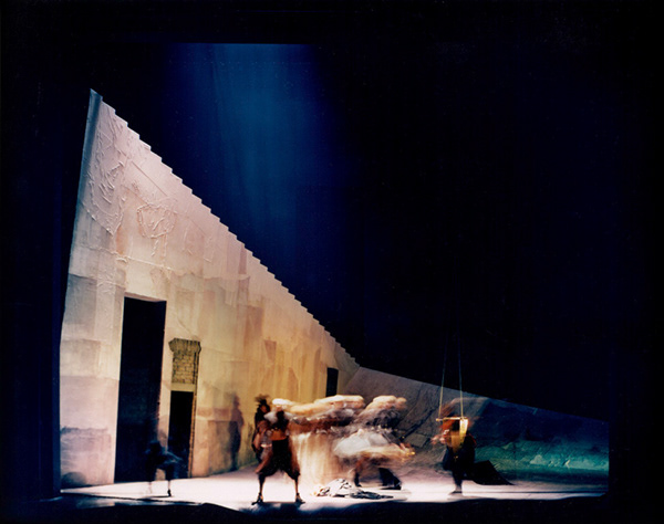 Set design for La vie est un songe, Thtre du Nouveau Monde