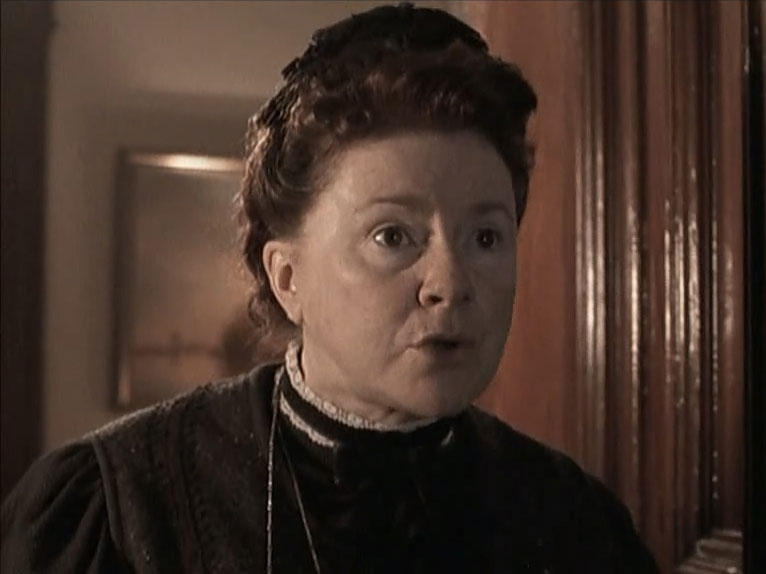 Kathleen McAuliffe as Mrs. Hudson in The Sign of Four