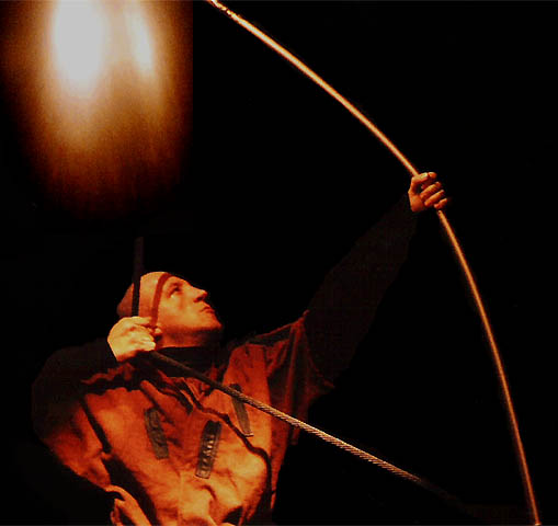 Ron Kennell in Aurash, Fadjr International Theatre Festival, Tehran, Iran, 2002.