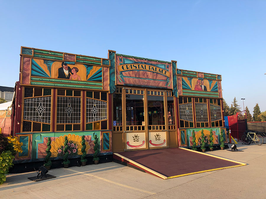 Spiegeltent exierior