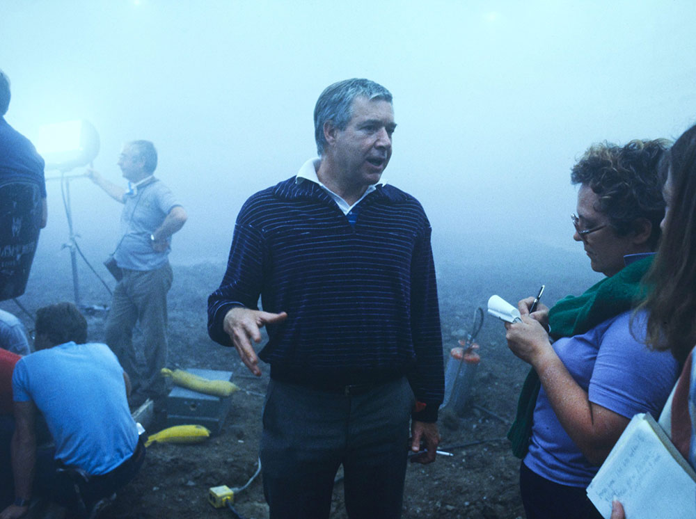 Tiff on the set of The Wars. Photo by Zoe Domnic