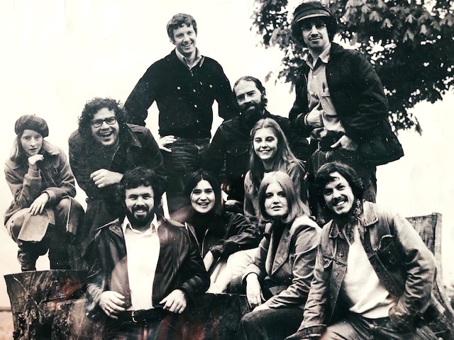 Touchstone founders. From the top left to right - Ian Fenwick, Eric Epstein, Vicki McCullough, Hilmi Mohammed, Tony Dawason, Kathy Boucher, Sidonie Boll, Gordon McCall, Susanna Puttonen, Jon Loptson.